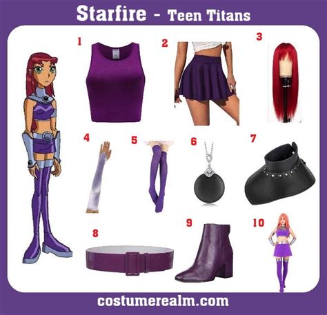 Starfire Costume Accessories